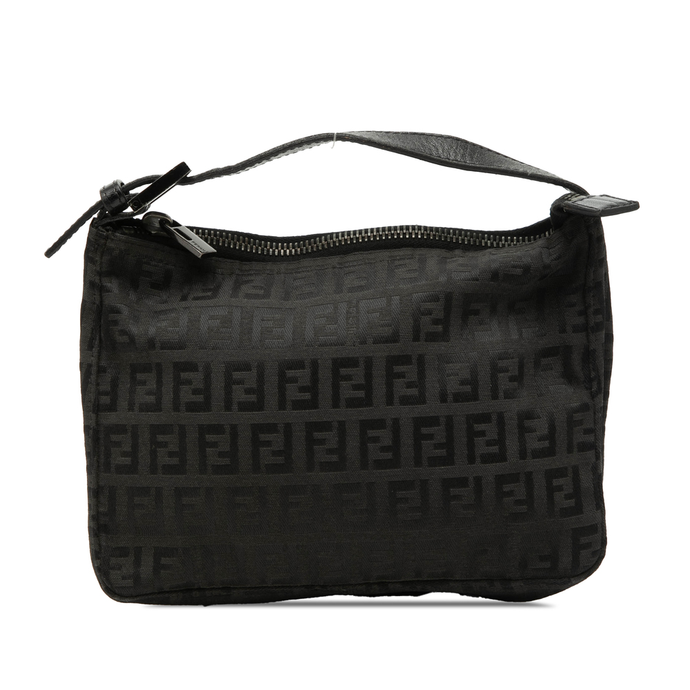 Pre-Loved Fendi Zucchino Canvas Handbag